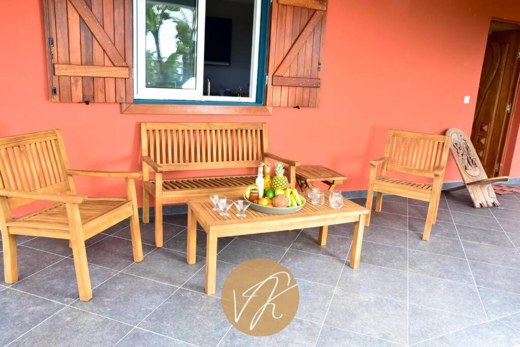 Villa La Kahina Guadeloupe Vieux-Habitants Exterior foto